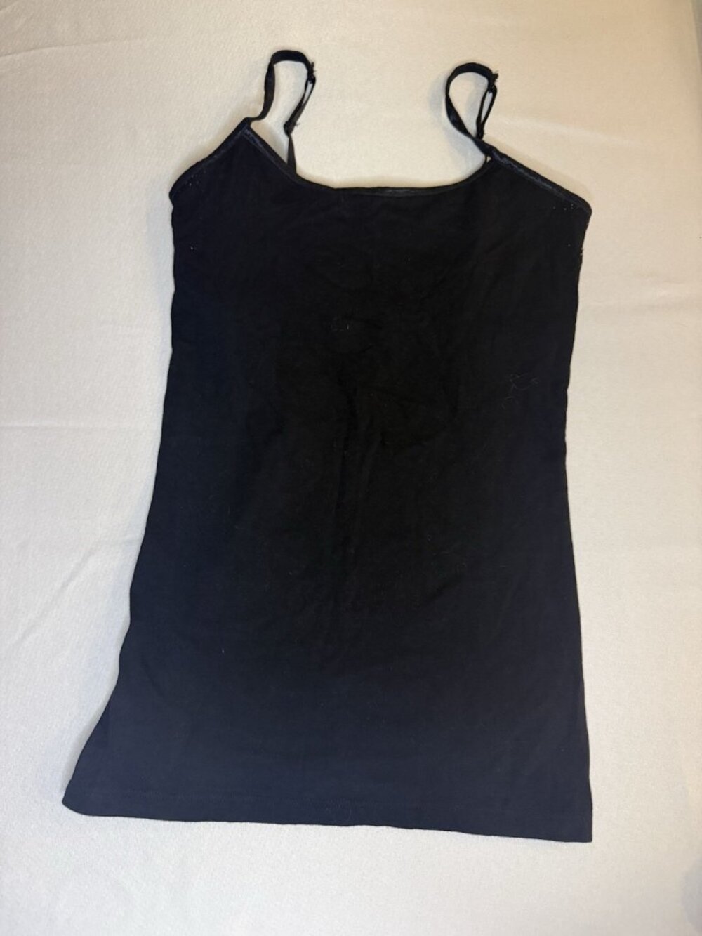 SO Wear It Declare It Black Camisole Tank Top Women’s Size XS Adjustable